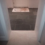 slate and limestone floor