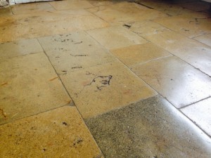 Cotswold stone floor