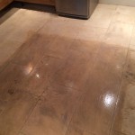 limestone floor clean