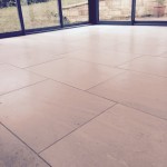 limestone floor clean