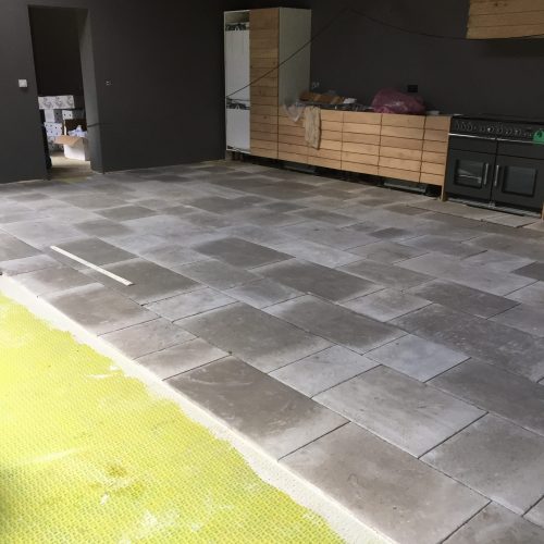 limestone floor
