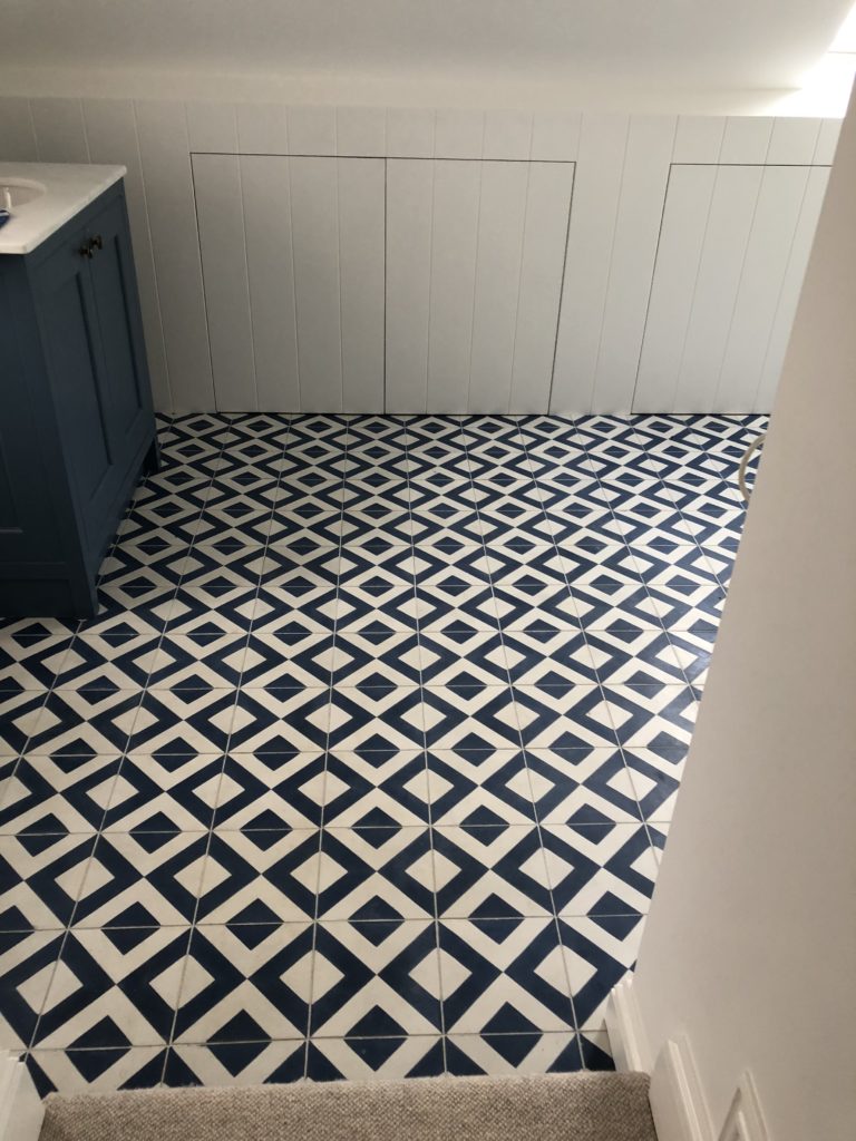 Encustic floors in the Cotswolds area. Professional Installers.