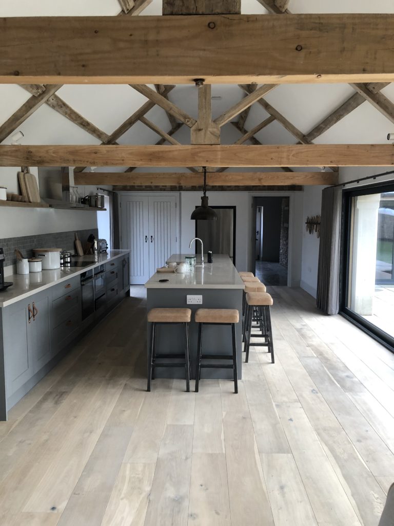 Engineered wood flooring